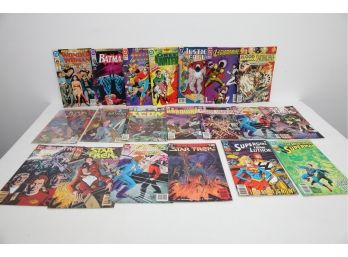 20 Miscellaneous Vintage DC Comic Books ~ Wonder-woman, Batman, Justice League & More