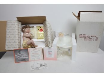 VTG 1995 Ashton Drake Galleries 'Clean As A Whistle' Porcelain Doll In Box With All Paperwork & Accessories