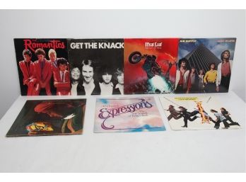 7 Vintage 80's Era Vinyl Records ~ Meatloaf, England Dan & John Ford, The Romantics, & More!!!