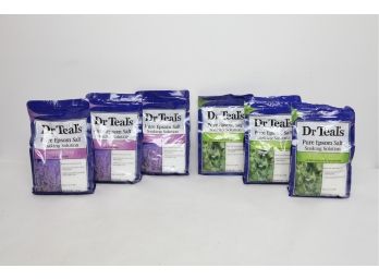 6 Dr. Teal's Epsom Salt Soaking Solution ~ Sooth & Sleep - Relax & Relief