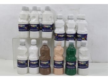 17 Bottles Of Prang Children's Washable Paint,
