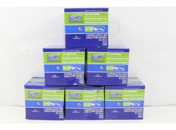 6 Boxes Of Swiffer  32-Pc Dry Refill Cloths - WHT