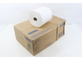 6 Rolls Of Kimberly Clark Scott Hard Roll Paper Towels, White,