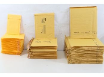 3 Sizes Of Cushioned Mailer,No.2, #0 & #000 Self-Adhesive