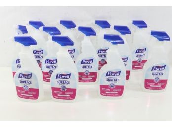 12 Bottles Of Purell Foodservice Surface Sanitizer, Trigger Spray Bottle
