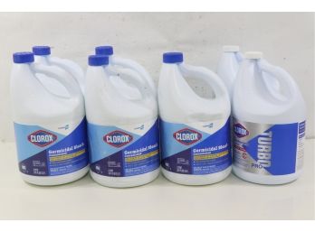 7 Bottles Of Clorox Regular Concentrated Germicidal Bleach