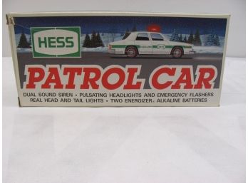 Vintage Hess Patrol Car