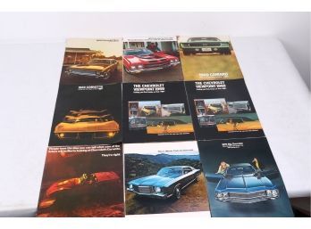 Group Of 1969 Chevy Car Dealer Brochures