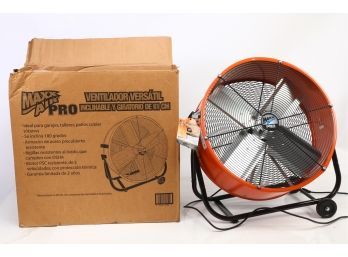 24' Max Air Pro Barrel Fan New With Box