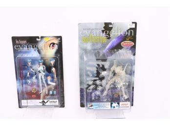 2  Vintage Evangelion Action Figures New In Boxes