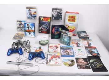 Group Of Video Games And Related Items