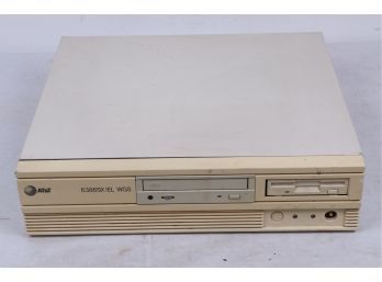 Vintage AT&T 6386/SX WGS 386 SX Computer System Model CPU 301 - Green Light