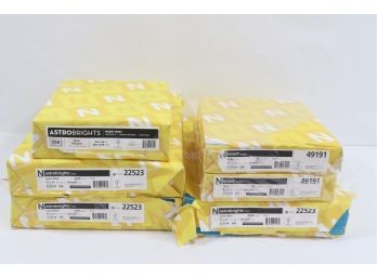6 Reams Of Neenah Astrobrights & Exact Index Color Copy Paper 8.5 X11 & 11 X 17 In.
