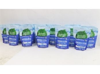 12 Seventh Generation Natural Dishwasher Detergent Packs - Free & Clear 20 Ct