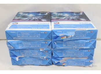 8 Reams Of Xerox Copy Paper Vitality Multipurpose WHITE Paper 20 Lb 30 Recycled 500/ Sheets Per Ream