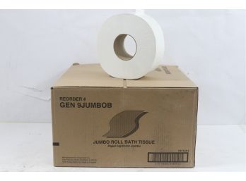 12 Rolls Of GEN Jumbo Jr. 2-Ply Toilet Paper Rolls, 700 Ft.