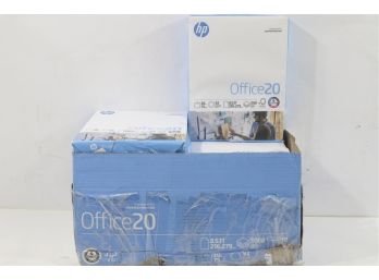 10 Reams Of HP Office20 8.5' X 11' Multipurpose Paper 20 Lb 92 Brightness