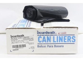 10 Rolls Of Boardwalk Super Extra-Heavy Grade Can Liners 33 X 39 1.6 Mil 33 Gallon Black 100/per Case