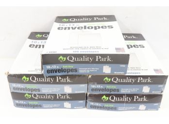 5 Boxes Of Quality Park #44782, Catalog Envelopes, 10' X13', White, 100/Box