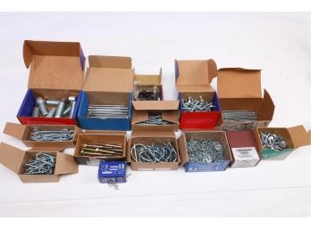 Large Lot Of Assorted Screws, Bolts, & Washers