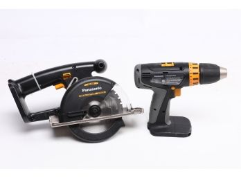 2 Panasonic Tools - (1) Metal Cutter With Blade, (1) Drill/Driver - No Batteries - New