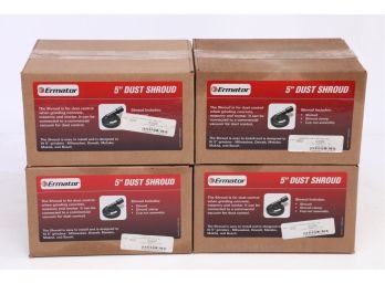 4 - Ermator 5' Dust Shroud - Fits 5' Grinders Listed On Box - New