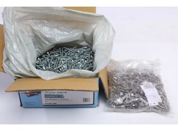 (1) Box 1/4 X 2' Self Tap Hex Head Screws & (1) Bag 1/4 X 1 12' Hex Head Lag Bolts - All New