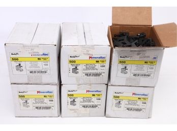 6 Boxes Of Black Beam Clamps - New - Approx 600 Pcs Total