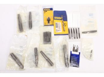 Assorted Drill Bits And Taps As Pictured