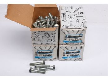 4 Boxes 1/2 - 20 X 2 1/4' Hex Cap Screws - New