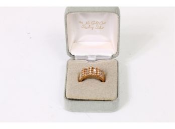 24k Gold Over Sterling Silver Ring