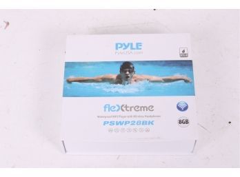 Pyle Flextreme Bluetooth Rechargeable MP3 Player Headphones, Black
