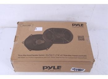 Pyle 3-Way Universal Car Stereo Speakers - 300W 5x7 Triaxial Loud Car Speaker