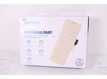 Belmint Full Body Vibrating Mat - 10 Motor Vibration Mattress Pad With Warmth In Beige
