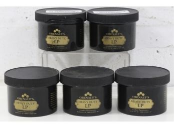 5 Obenauf's Heavy Duty LP Leather Conditioner Natural Oil Beeswax Formula (8oz)