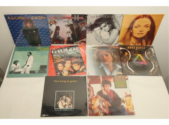 10 Factory Sealed VTG Vinyl LP's ~ Mixed Genre: Leo Sayer, Rose Royce, The Cover Girls, Crystal Gayle & More!!