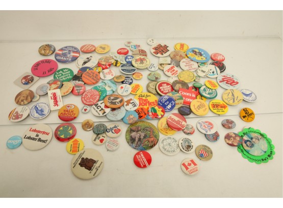 Miscellaneous Pin Lot ~ Various Styles, Themes, & Sizes