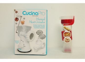 Cucina Pro Manual Meat Grinder & Butter Press