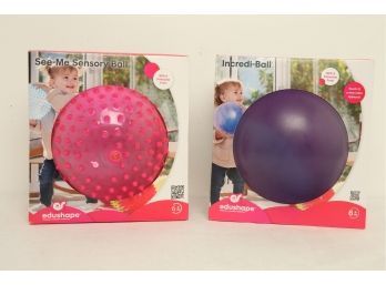 Pink Sensory Ball & Purple Incredi-Ball By EduShape ~ New