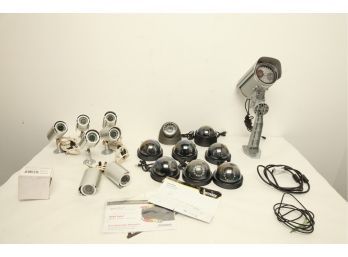 Large Grouping Of Pre-Owned Surveillance Cameras