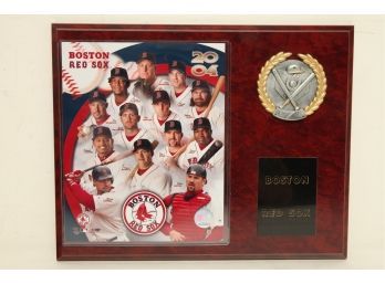 Boston Red Sox Team Photo Plaque