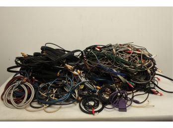 2 Large Boxes Of Speaker Wires ~ Various Sizes & Gauges