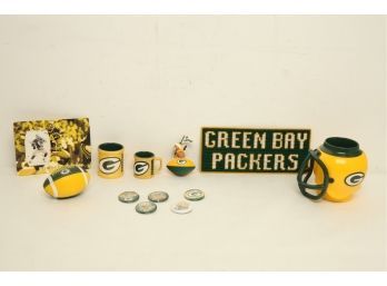 Miscellaneous Green Bay Packers Bric-a-Brac Lot