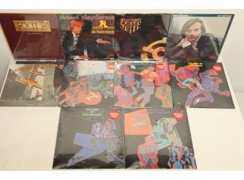 10 Vintage Vinyl LP's ~ Mixed Genre's: Keith Carradine, A Few 'Best Of' Albums By Various Artists & More