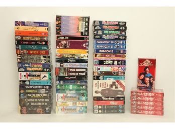 Lot #1 Of 70 Sealed VHS Tapes ~ Various Genres & Shows: All In The Family, Rip Van Winkle, Sightings, & More