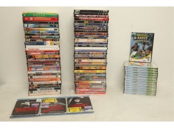 Lot 2 Of 75 Sealed DVD's & Blue Ray ~ Various Genres: Kids/Family, Movies, TV Shows, & More