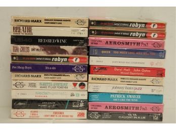 Approx 20 NOS ~ Factory Sealed Cassette Tapes ~ Singles