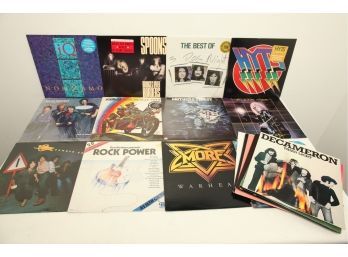 Approx. 20 Vintage Mostly Rock Vinyl Records- Some Sealed/promos- Bob Seger, Wendy & The Rockettes, & More