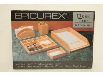 New In Box ~ Epicurex 5 Piece Desktop Set