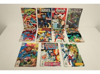 11 Vintage DC & Marvel Comics ~ Batman, Spiderman, Venom, Punisher & More